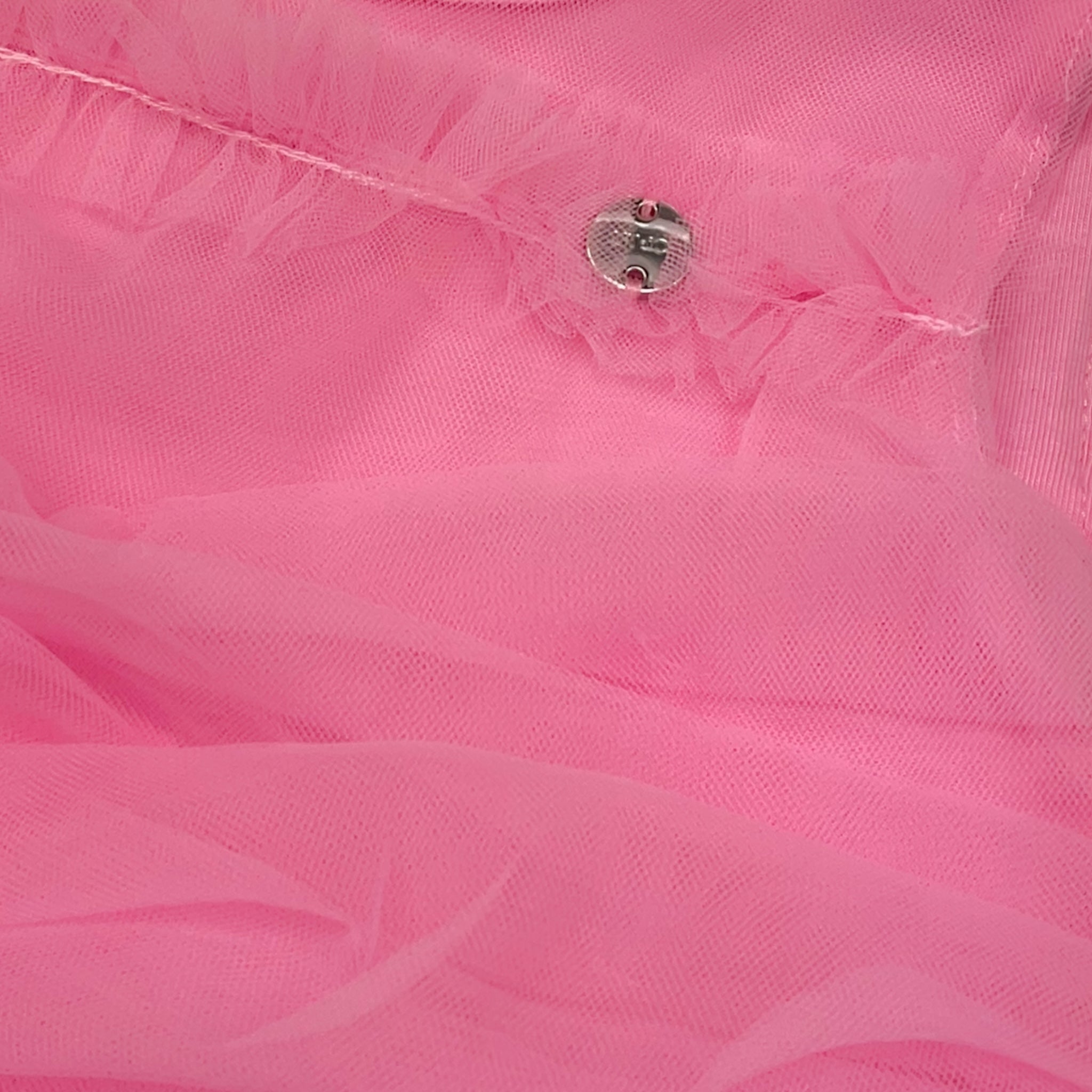 Liu Jo Abito Tinta Unita con Tulle per Bambina KA5115J ROSA LIU JO 