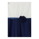 Liu Jo Abito Bicolore Mezza Manica Velato per Neonata KA5133 BIANCO/BLU LIU JO 