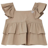 Liu Jo Top Giromanica Tinta Unita per Neonata KA5140N BEIGE LIU JO 