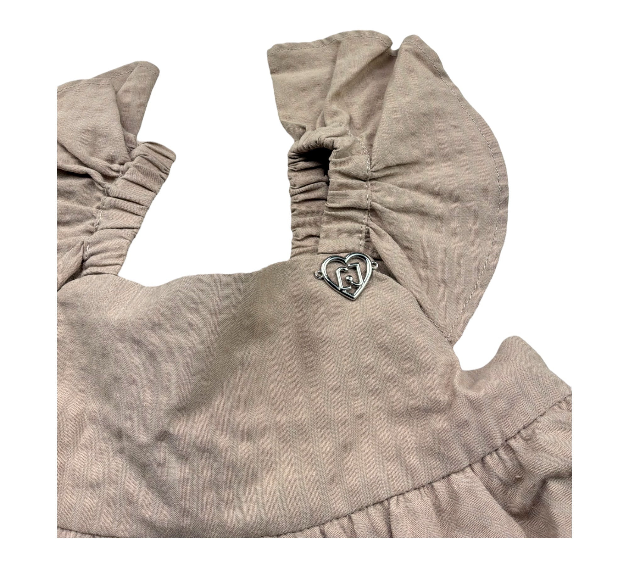 Liu Jo Top Giromanica Tinta Unita per Neonata KA5140N BEIGE LIU JO 