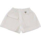 Liu Jo Short Tinta Unita con Elastico In Vita per Neonata KA5143NX BIANCO LIU JO 