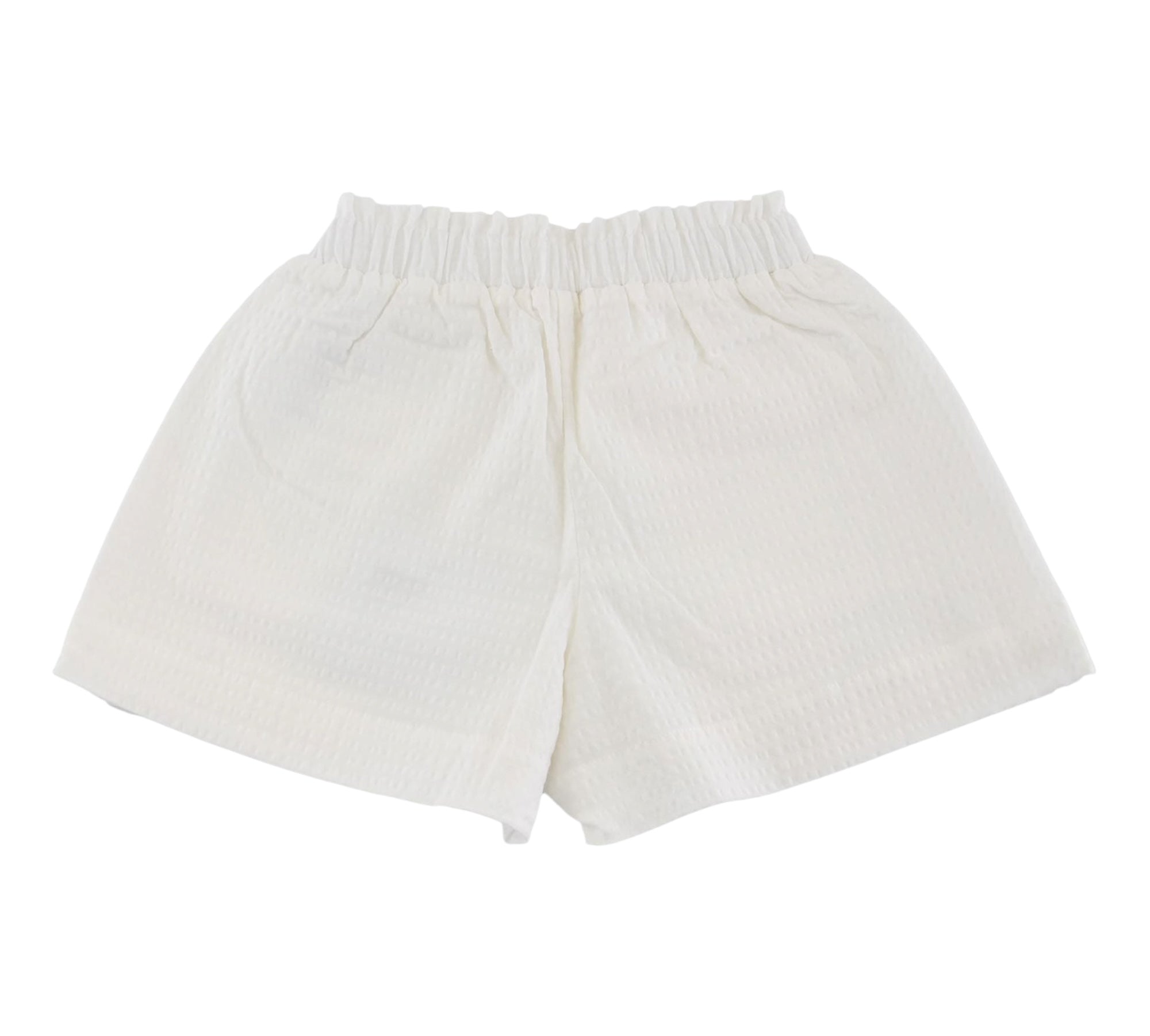 Liu Jo Short Tinta Unita con Elastico In Vita per Neonata KA5143NX BIANCO LIU JO 