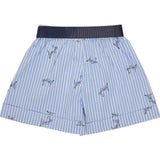 Liu Jo Short Tinta Unita con Fantasia A Righe per Neonata KA5143NXX AZZURRO LIU JO 