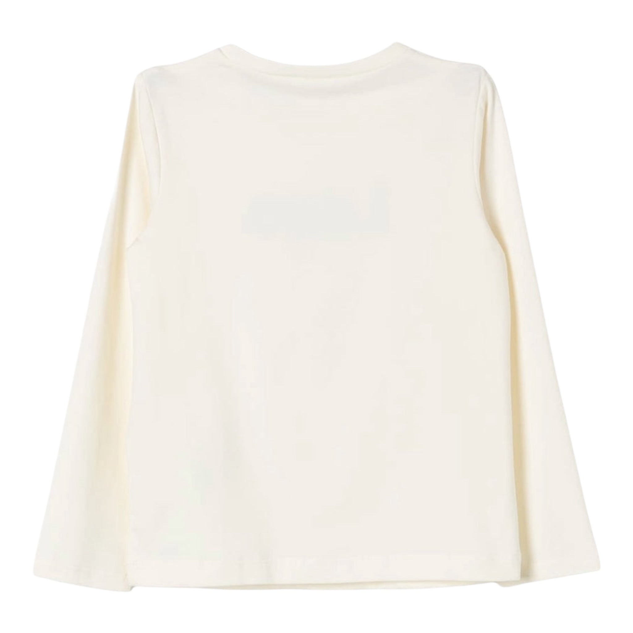 Liu Jo Shirt Tinta Unita Girocollo con Brillantini per Bambina KF4069 PANNA LIU JO 