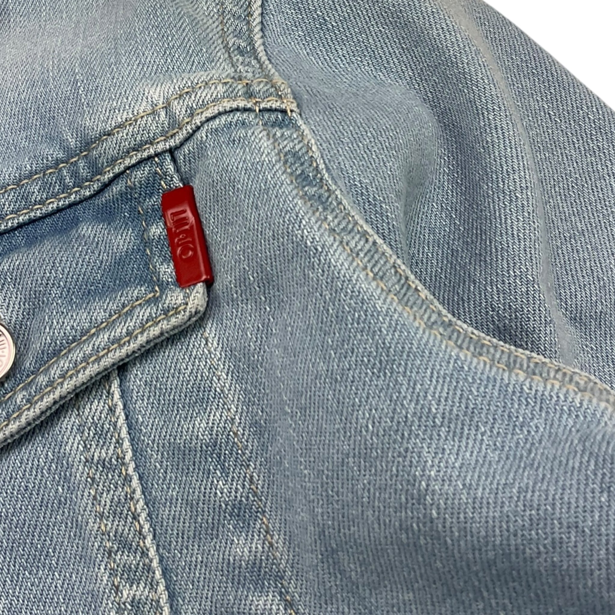 Liu Jo Giubbino In Denim Tinta Unita con Bottoni per Bambino QA2019 BLU LIU JO 