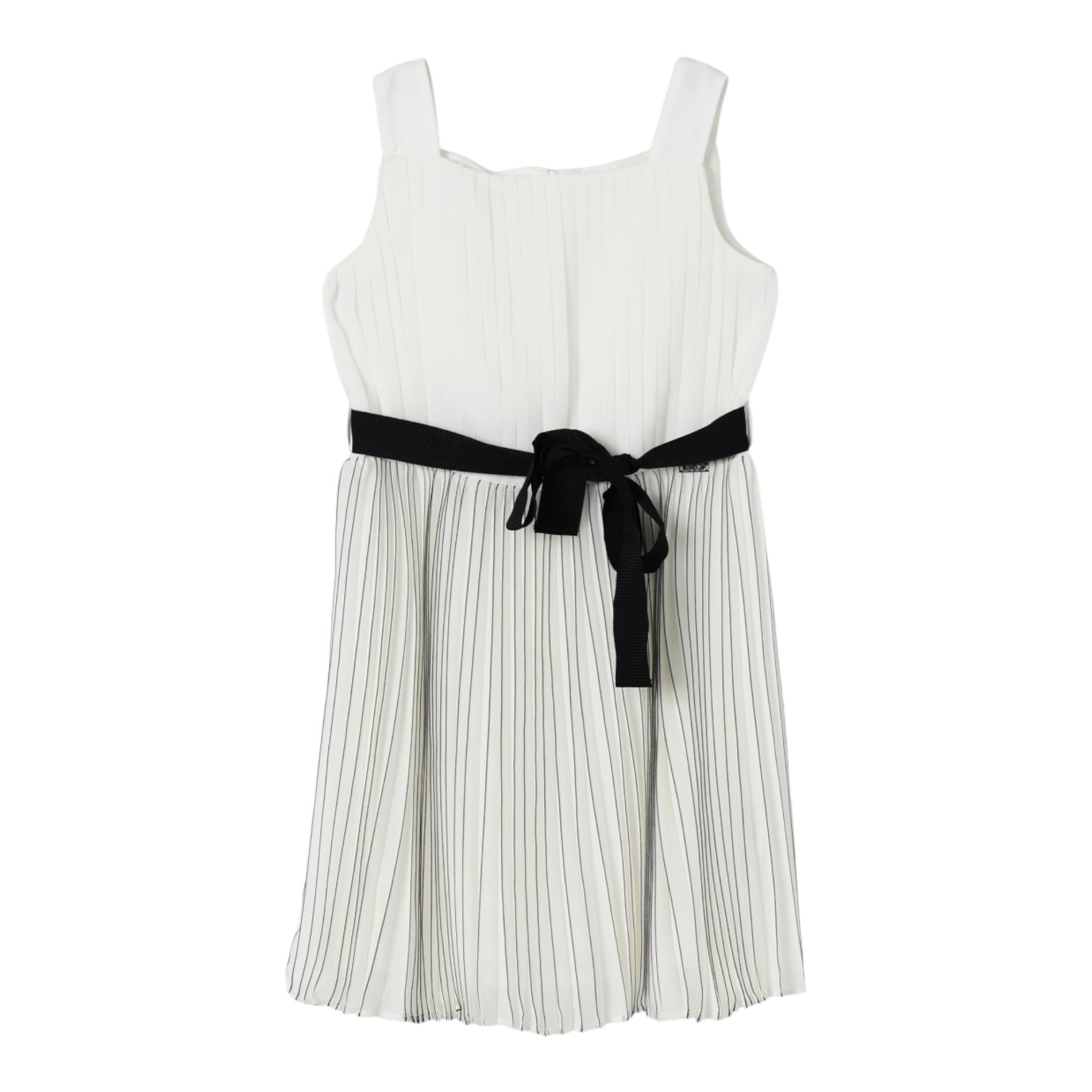 Liu Jo Abito Bicolore con Fantasia A Righe per Bambina Z9153 BIANCO LIU JO 