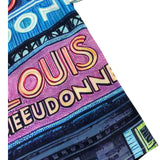 Louis Dieudonne' Camicia Mezza Manica Tinta Unita con Stampa per Bambino LD0111 BLU LOUIS DIEUDONNE' 