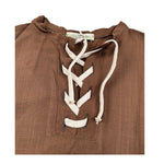 Louis Dieudonne' Camicia Manica Lunga Tinta Unita per Neonato LDTS04N MARRONE LOUIS DIEUDONNE' 