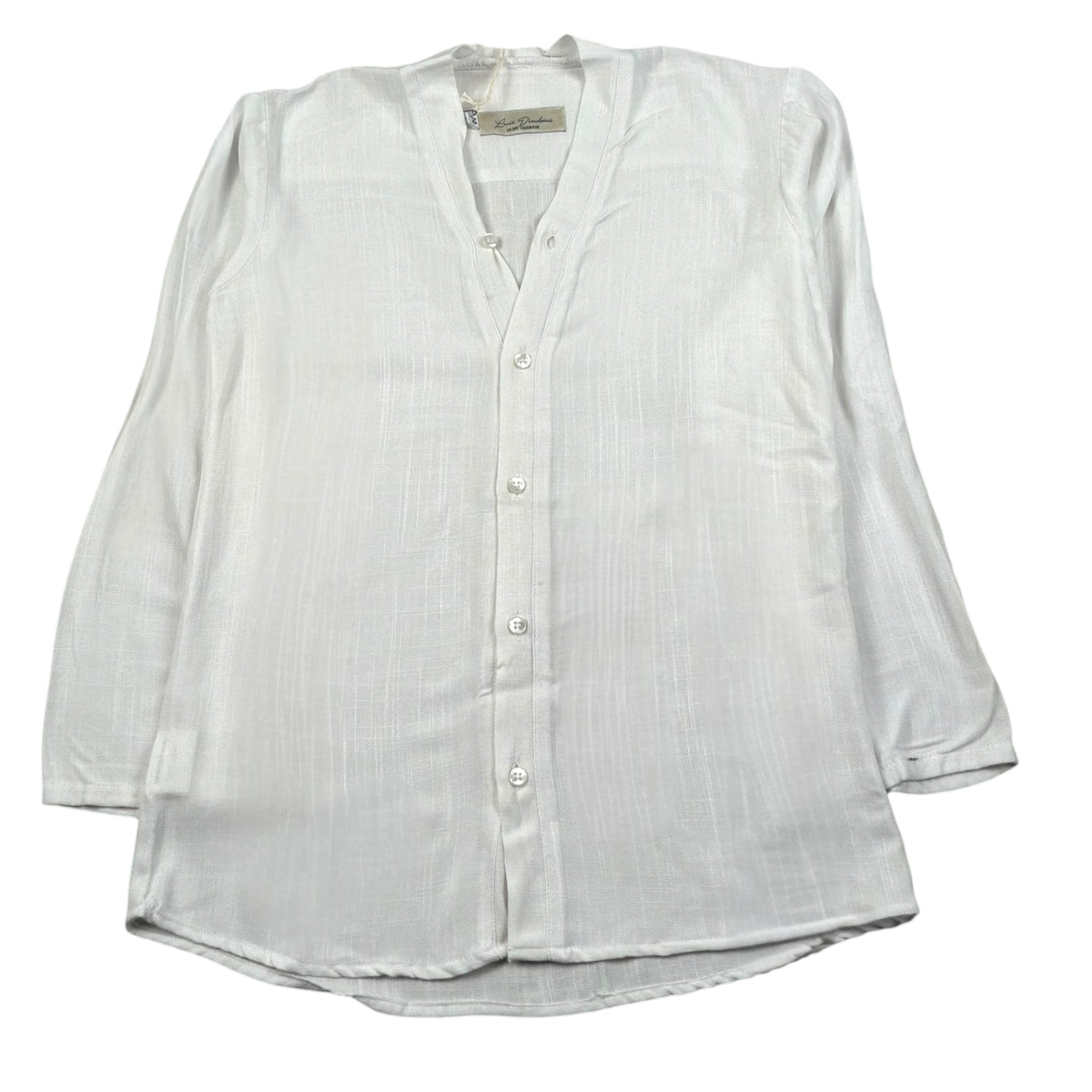 Louis Dieudonne' Camicia Manica Lunga Tinta Unita per Neonato TULELEGN BIANCO LOUIS DIEUDONNE' 