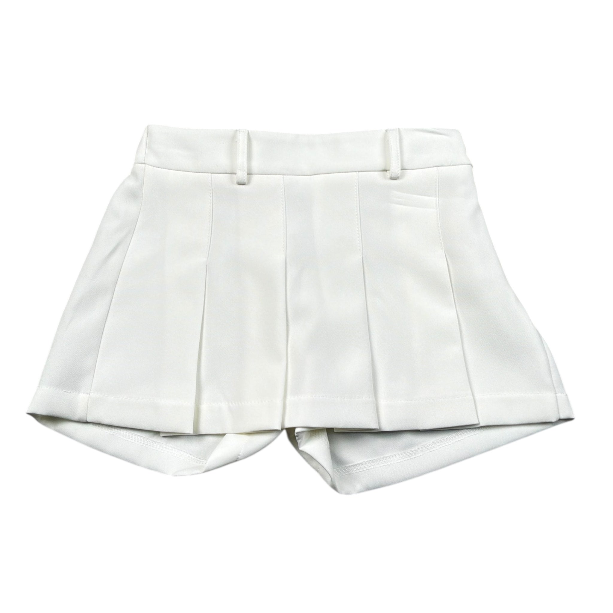 Lu Lu By Miss Grant Short Modello Gonna Tinta Unita per Bambina LL3393 BIANCO LU LU BY MISS GRANT 