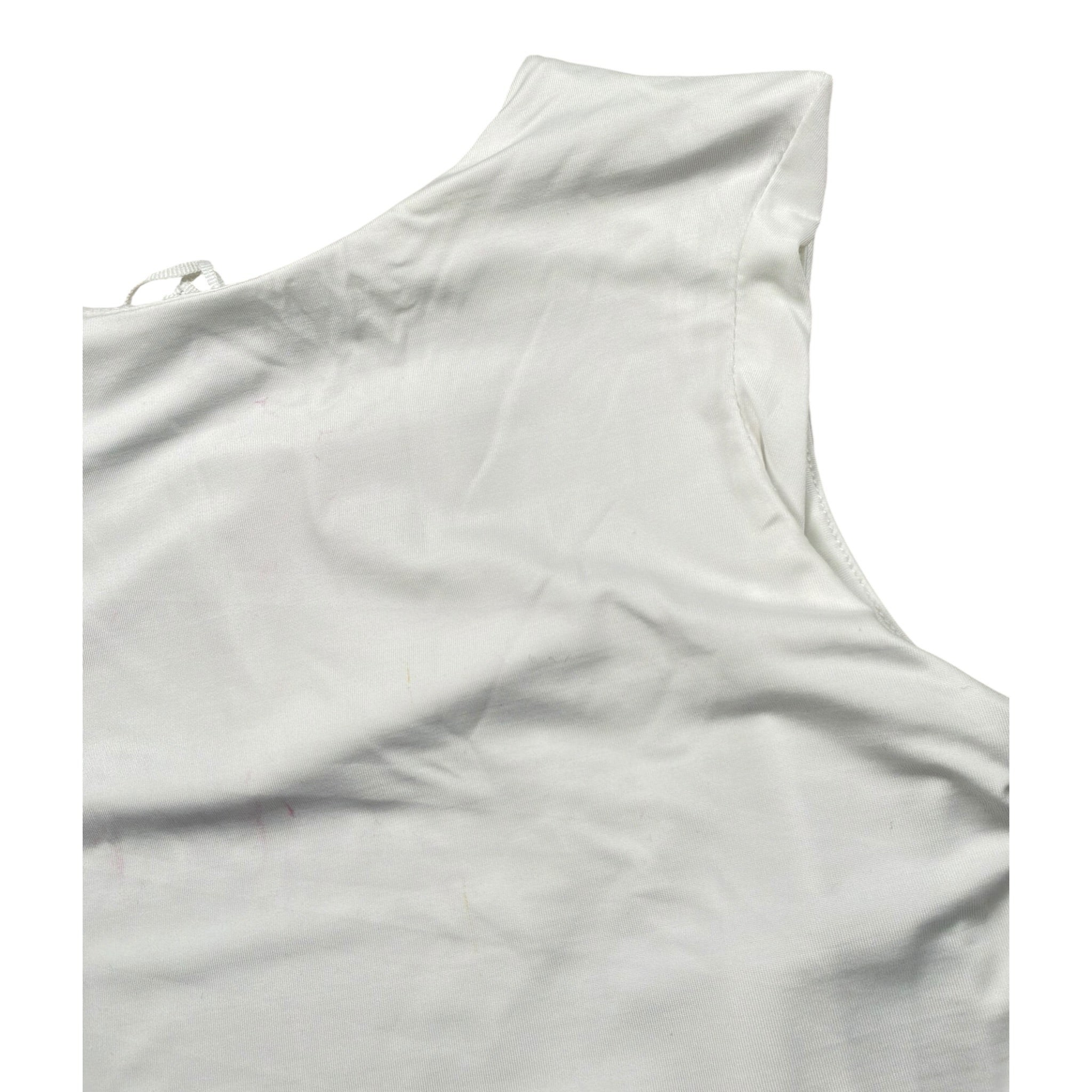 Lu Lu By Miss Grant Top tinta unita Bianco per Bambina LL3453 BIANCO LU LU BY MISS GRANT 