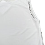 Lu Lu By Miss Grant Canotta Girocollo Tinta Unita per Bambina LL3475 BIANCO LU LU BY MISS GRANT 