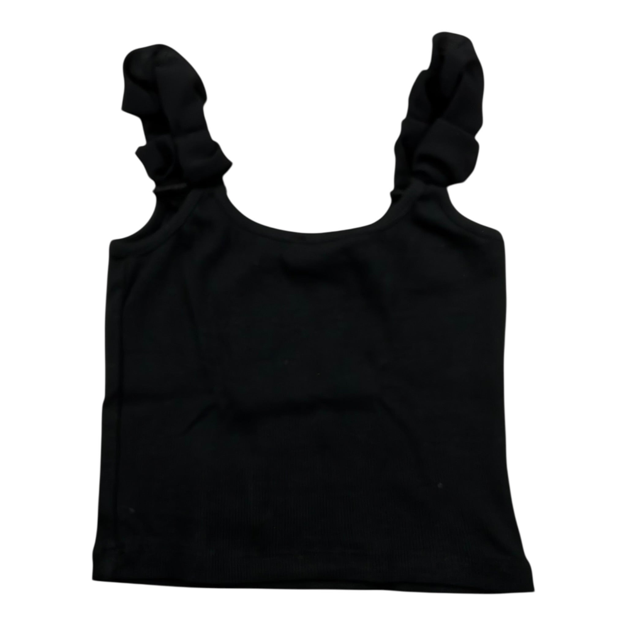 Lu Lu By Miss Grant Top tinta unita A Bretelle Nero per Bambina LL3501 NERO LU LU BY MISS GRANT 