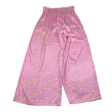 Lu Lu By Miss Grant Pantalone Tinta Unita con Fantasia Fiori per Bambina LL3666 ROSA LU LU BY MISS GRANT 