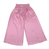 Lu Lu By Miss Grant Pantalone Tinta Unita con Fantasia Fiori per Bambina LL3666 ROSA LU LU BY MISS GRANT 
