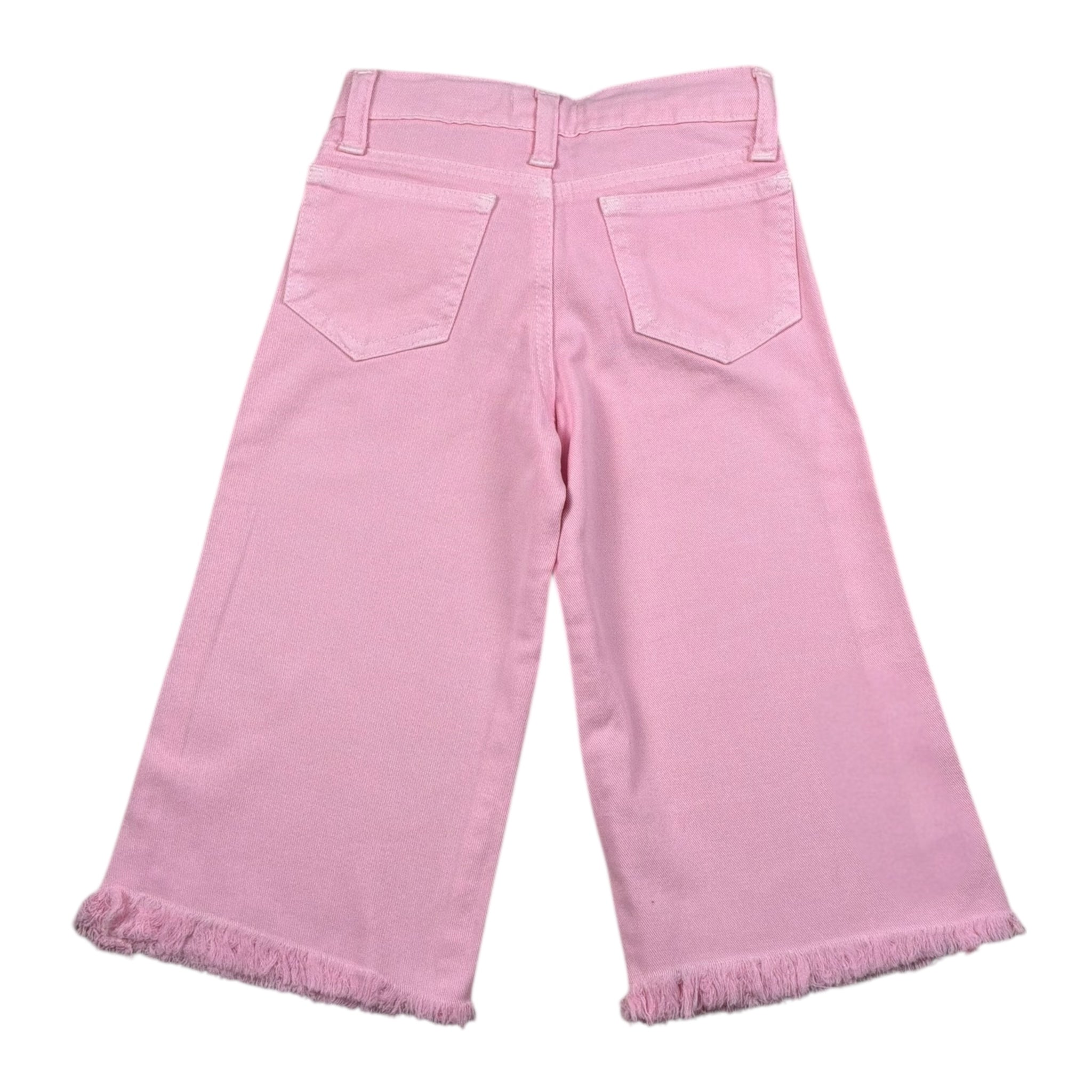 M+E' Jeans Tinta Unita Modello Palazzo per Neonata UE1703N ROSA M+E' 