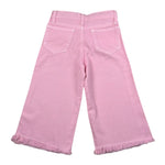 M+E' Jeans Tinta Unita Modello Palazzo per Bambina UE1703 ROSA M+E' 