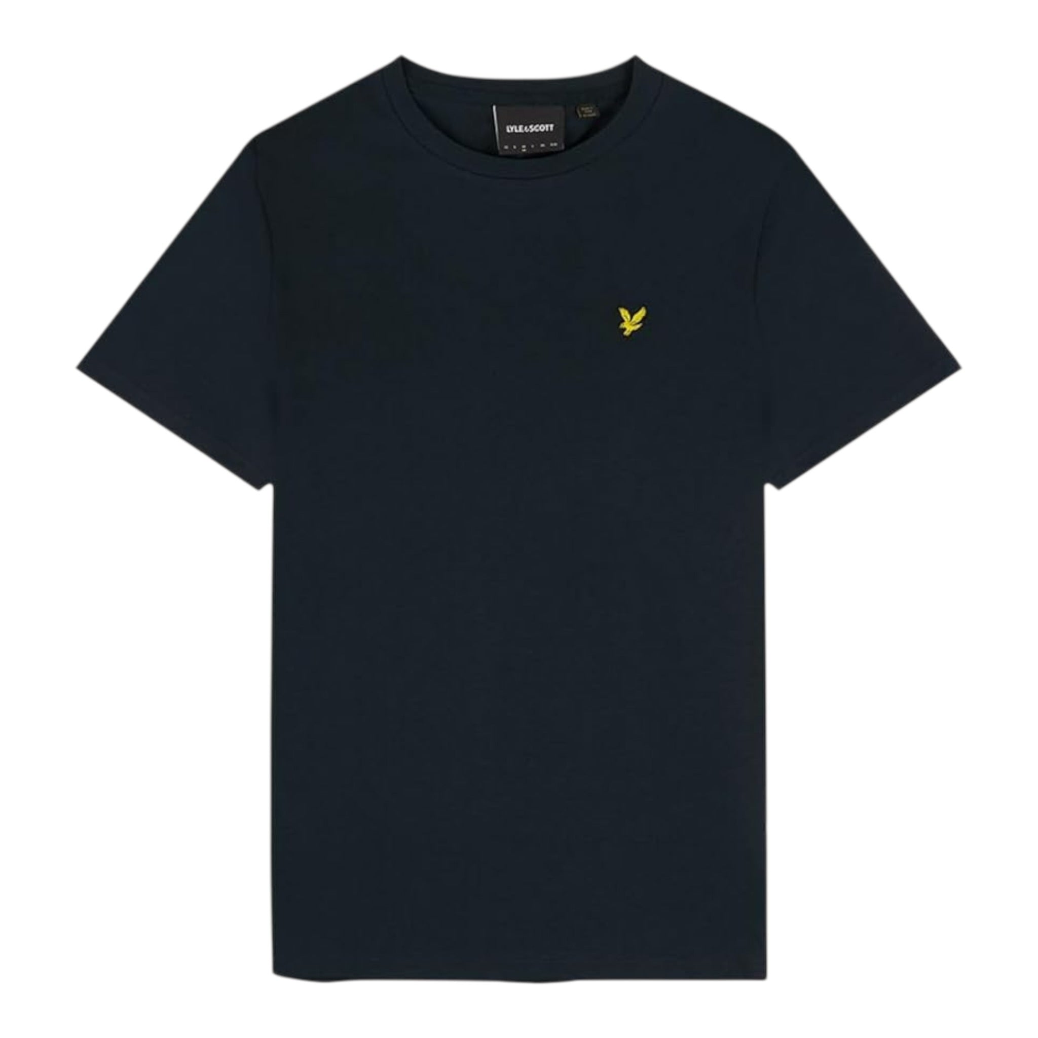 Lyle&Scott T-Shirt Tinta Unita con Logo per Bambino 48067 NERO LYLE&SCOTT 