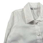 M+E' Camicia Manica Lunga Tint Unita Bianco per Bambino UE0448 BIANCO M+E' 