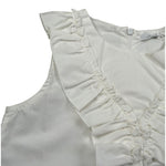 M+E' Camicia Giromanica tinta unita Bianco per Bambina UE0895 BIANCO M+E' 