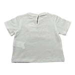 M+E' T-Shirt Girocollo tinta unita con Stampa Bianco per Neonata UE1391 BIANCO M+E' 