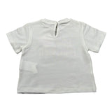 M+E' T-Shirt Girocollo tinta unita con Stampa Bianco per Neonata UE1391 BIANCO M+E' 