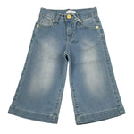 M+E' Jeans tinta unita Modello Palazzo Azzurro per Bambina UE1706 AZZURRO M+E' 