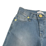 M+E' Jeans tinta unita Modello Palazzo Azzurro per Bambina UE1706 AZZURRO M+E' 