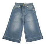 M+E' Jeans tinta unita Modello Palazzo Azzurro per Bambina UE1706X AZZURRO M+E' 