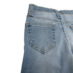M+E' Jeans tinta unita Modello Palazzo Azzurro per Bambina UE1706X AZZURRO M+E' 