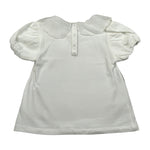 M+E' T-Shirt tinta unita con Colletto Bianco per Neonata UE1773NXX BIANCO M+E' 