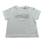 M+E' T-Shirt Girocollo tinta unita con Brillantini Panna per Neonata UE1817N PANNA M+E' 