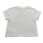 M+E' T-Shirt Girocollo tinta unita con Brillantini Panna per Neonata UE1817N PANNA M+E' 