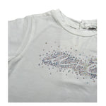 M+E' T-Shirt Girocollo tinta unita con Brillantini Panna per Neonata UE1817N PANNA M+E' 