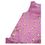 M+E' Abito Giromanica tinta unita Stampa Fantasia Floreale Rosa per Bambina UE1849X ROSA M+E' 