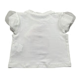 M+E' T-Shirt Girocollo tinta unita con Stampa Bianco per Neonato UE1856XX BIANCO M+E' 