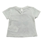 M+E' T-Shirt Girocollo tinta unita con Stampa Bianco per Bambina UE1860JX BIANCO M+E' 