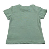 M+E' T-Shirt Girocollo tinta unita con Stampa Verde per Neonato UEM0342 VERDE M+E' 