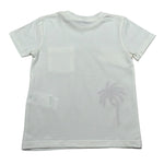 M+E' T-Shirt Girocollo tinta unita Cn Taschino Panna per Bambino UEM0486 PANNA M+E' 