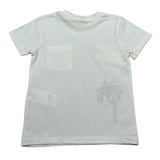 M+E' T-Shirt Girocollo tinta unita Cn Taschino Panna per Bambino UEM0486 PANNA M+E' 