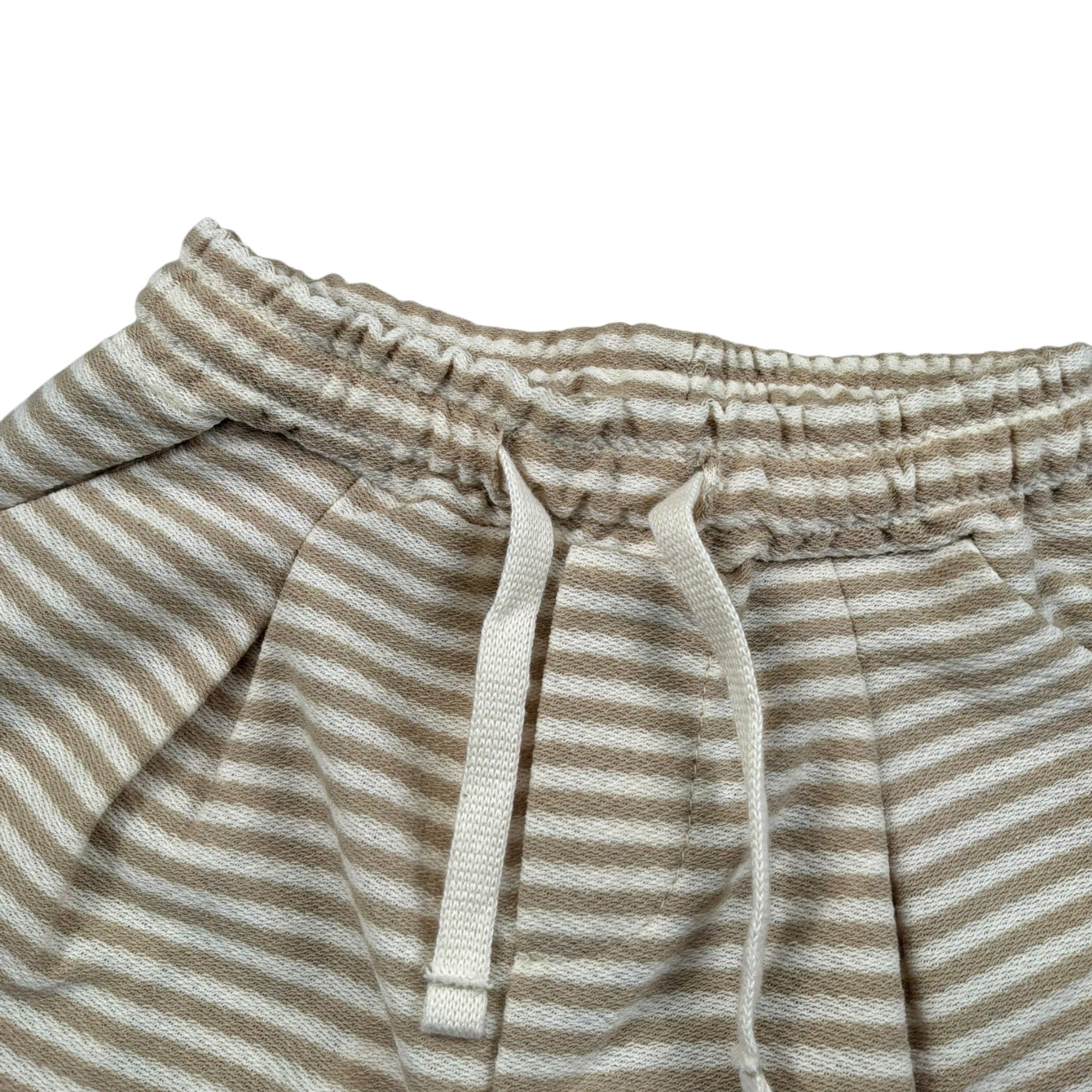 M+E' Bermuda Fantasia A Righe con Elastico In Vita Sabbia per Neonato UEM0511 SABBIA M+E' 