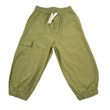 M+E' Pantalone tinta unita con Elastico In Vita Verde per Bambino UEM0519 VERDE M+E' 