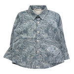 M+E' Camicia Manica Lunga Tinta Unita per Neonato UEM0529N AZZURRO M+E' 