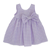 Magil Top Bicolore con Fantasia A Quadri per Bambina HN21119 BIANCO/LILLA MAGIL 