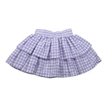 Magil Gonna Bicolore con Fantasia A Quadri per Bambina HN24134 BIANCO/LILLA MAGIL 