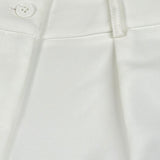 Magil Pantalone Tinta Unita Modello A Palazzo per Bambina HN25037 BIANCO MAGIL 