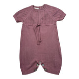 Maglifici di Verona Pagliaccetto Tinta Unita In Maglia per Neonata 0453244 ROSA MAGLIFICI DI VERONA 