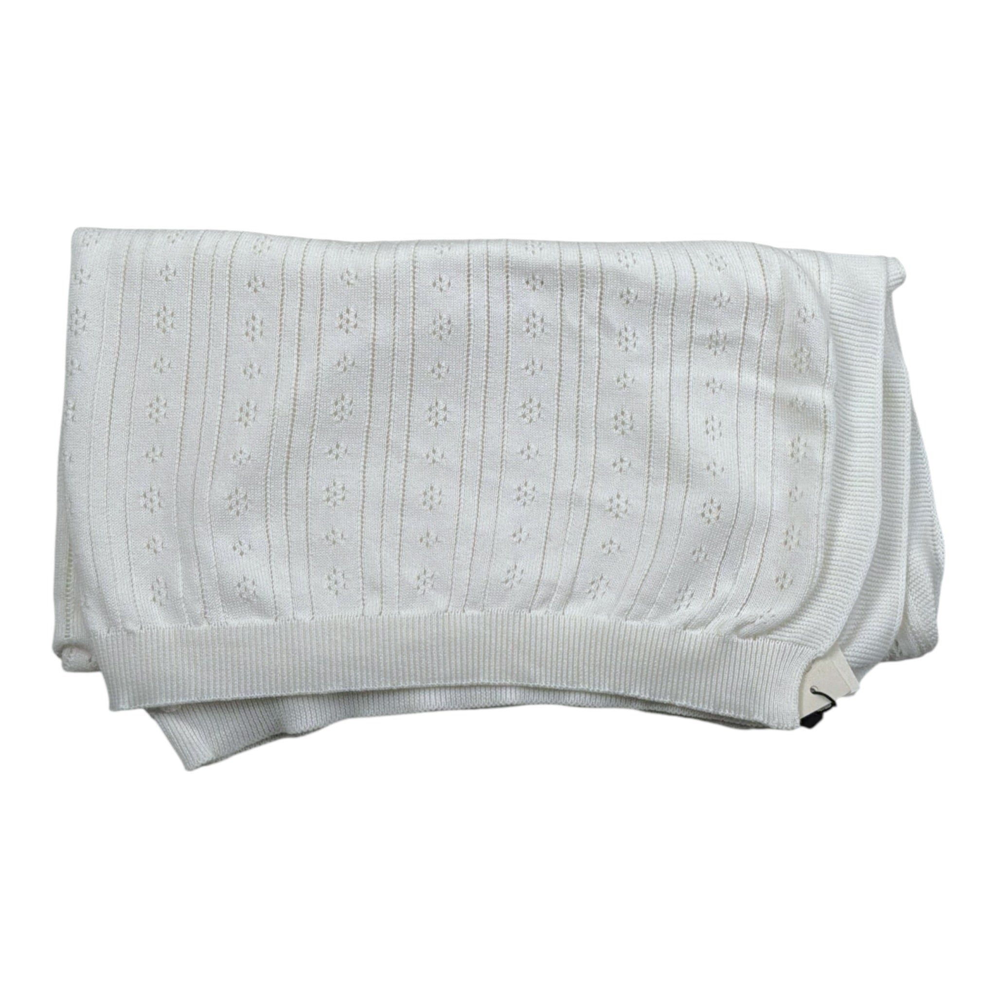 Maglifici di Verona Coperta Tinta Unita  per Neonata 045331 BIANCO MAGLIFICI DI VERONA 