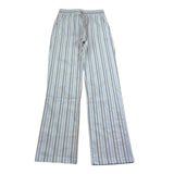 Mai'S Kids Pantalone Tinta Unita con Fantasia A Righe per Bambino 2504 BIANCO MAI'S KIDS 