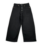 Maison Margiela Maglia Collo Alto Fantasia A Righe Nero per Bambina M60053 NERO MAISON MARGIELA 